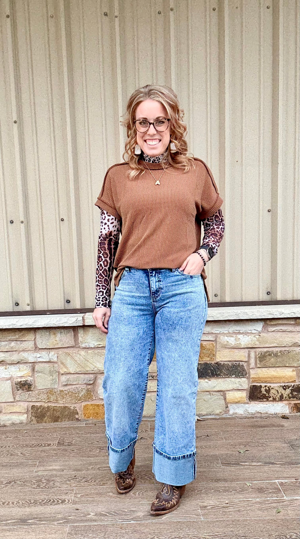 High Rise Button Zip Fly Medium Wash Jeans
