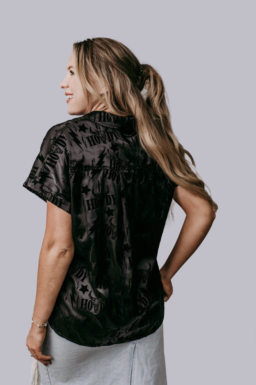 3D Thunder Roll Button Up Shirt