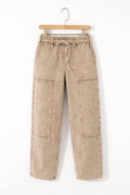 Acid Wash Barrel Pants