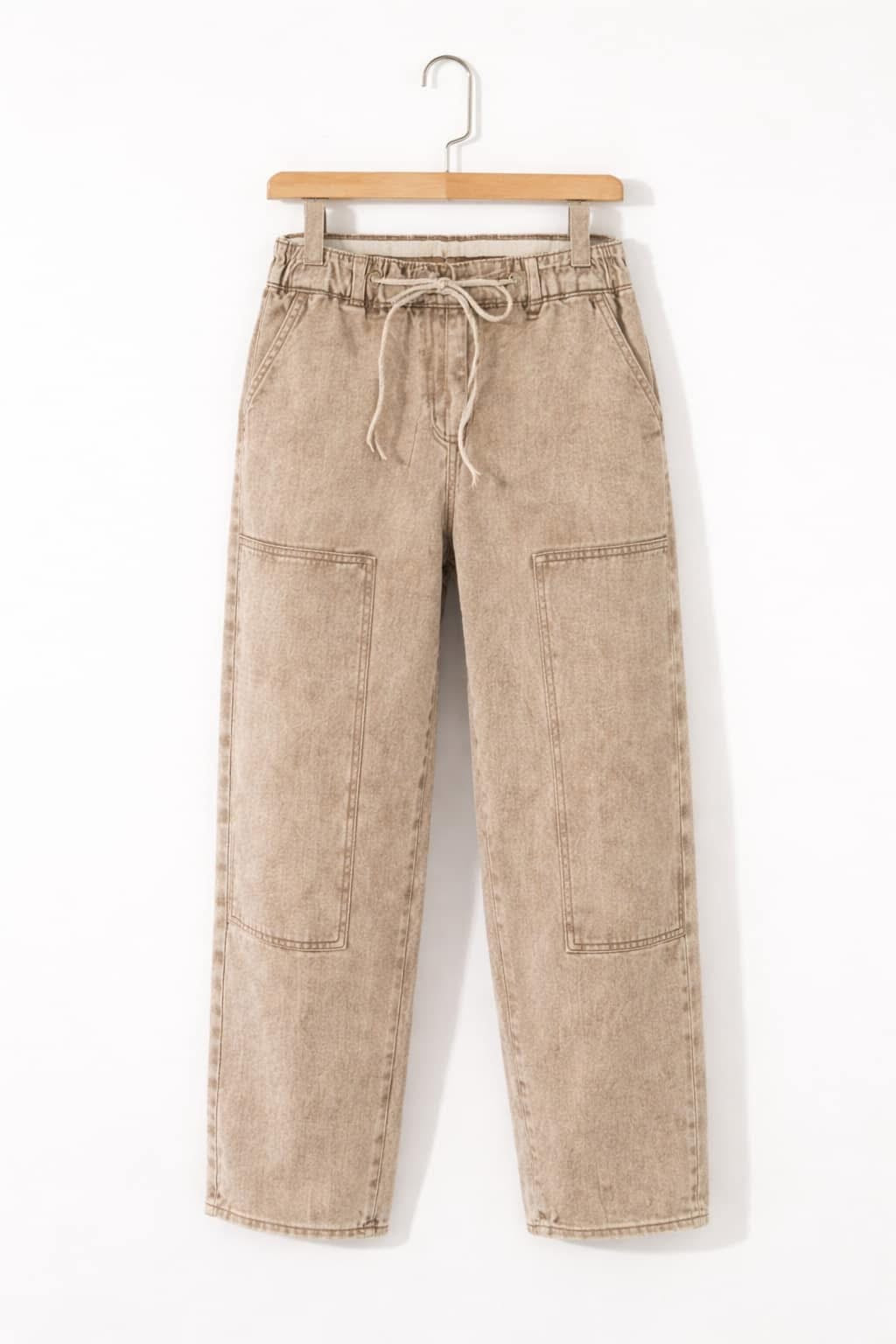 Acid Wash Barrel Pants