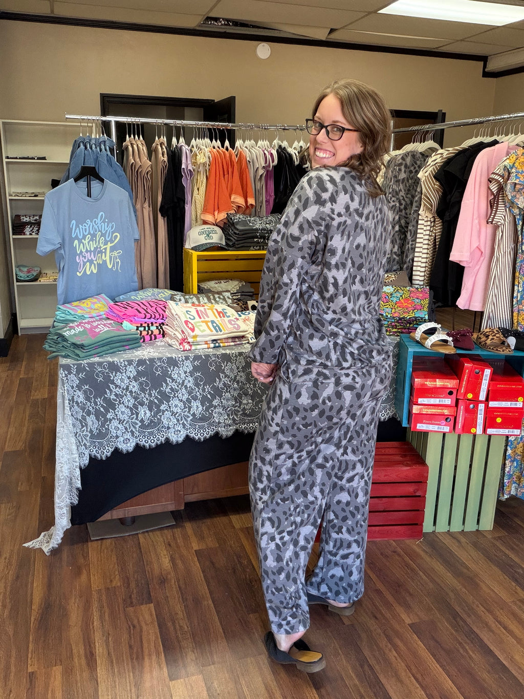Leopard Patchwork Set