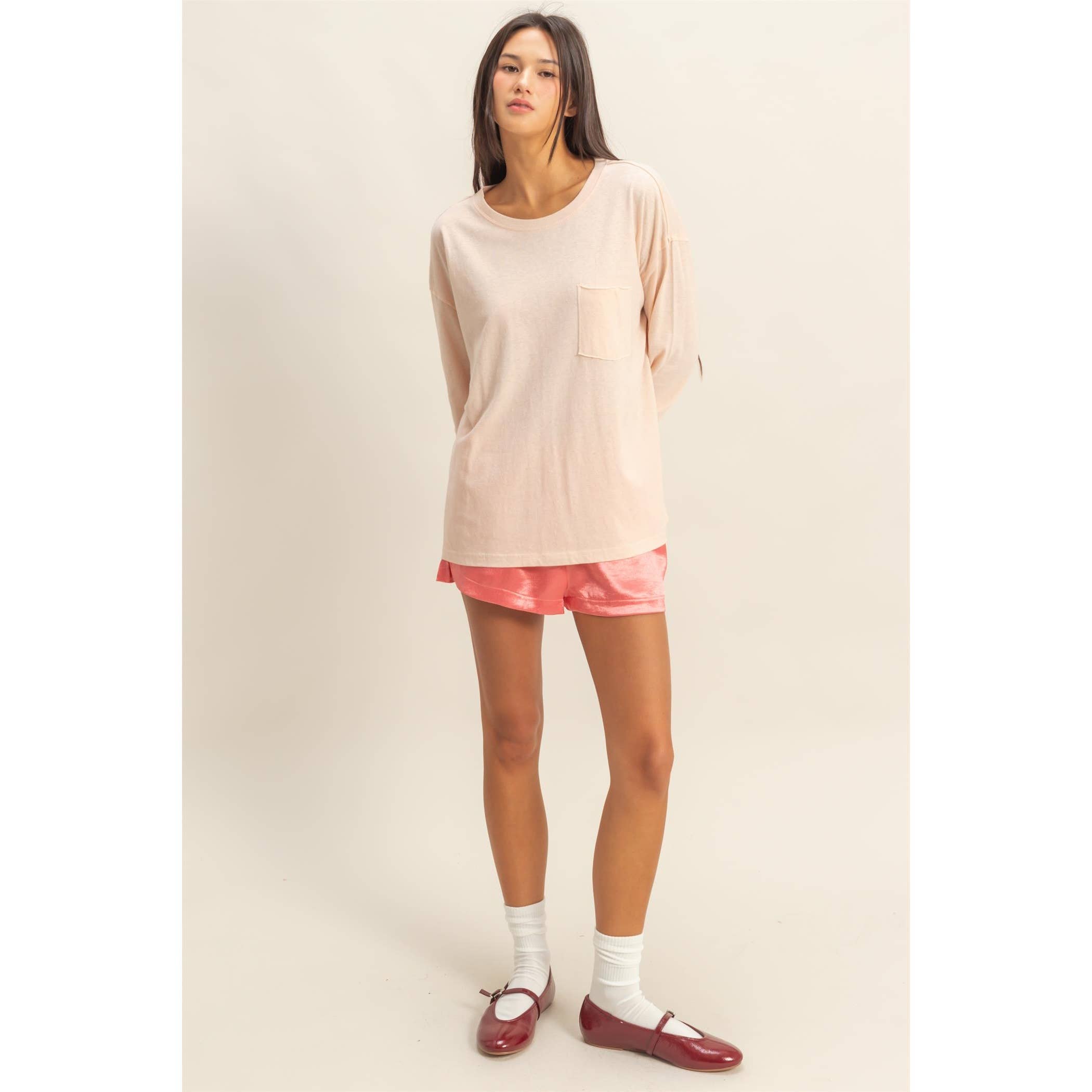 Long Sleeve Pocket T-Shirt