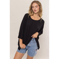 Dolman 3/4 Sleeve Top