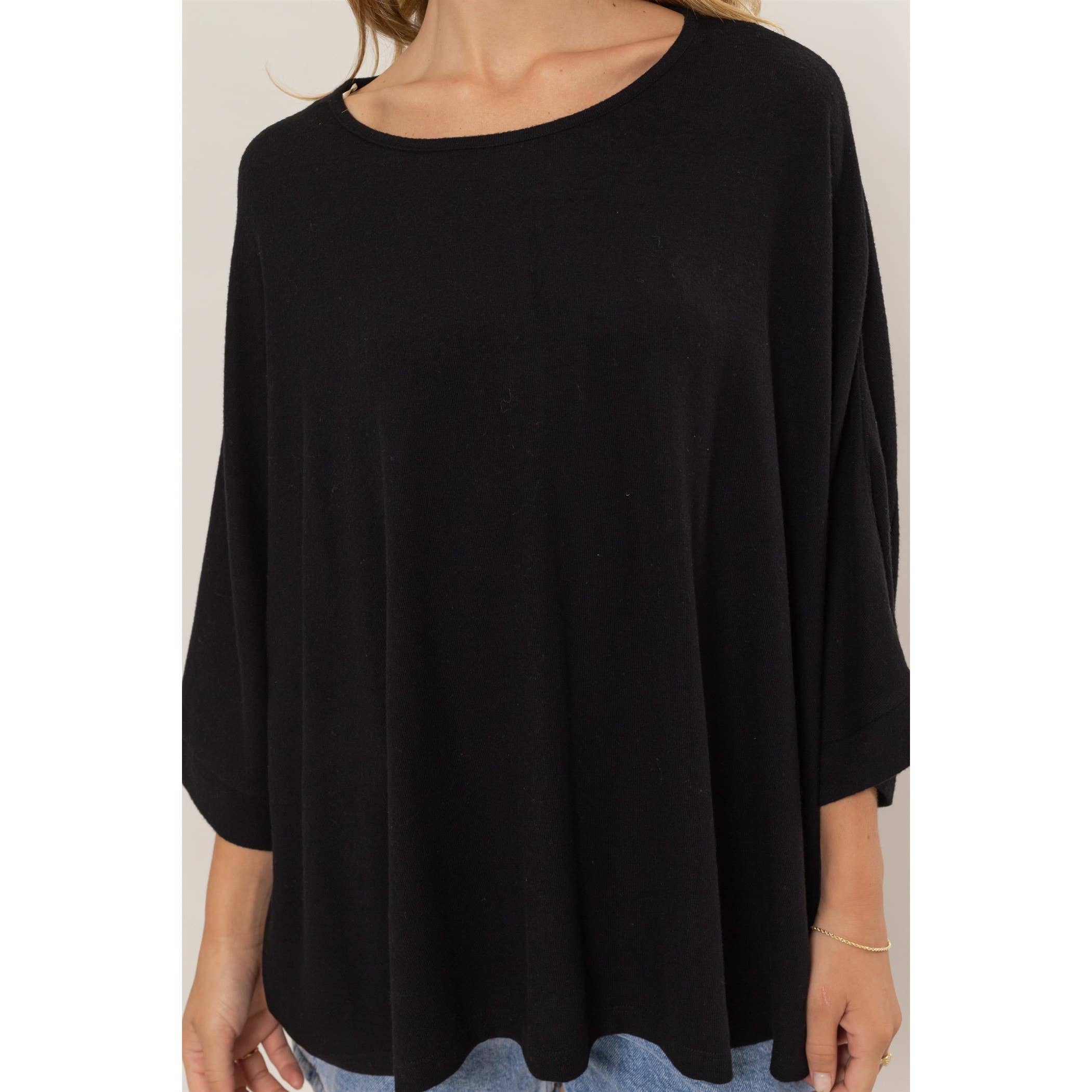 Dolman 3/4 Sleeve Top