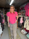 Pearl Sleeve Pink Top