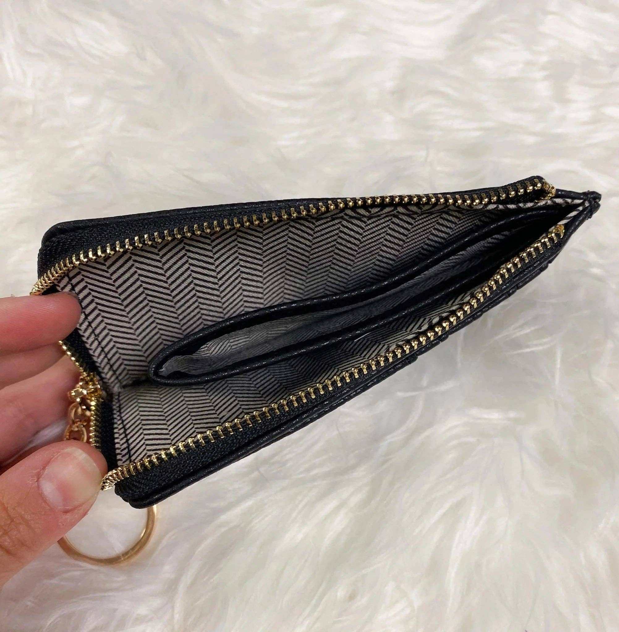 Small Faux Leather Card Holder
