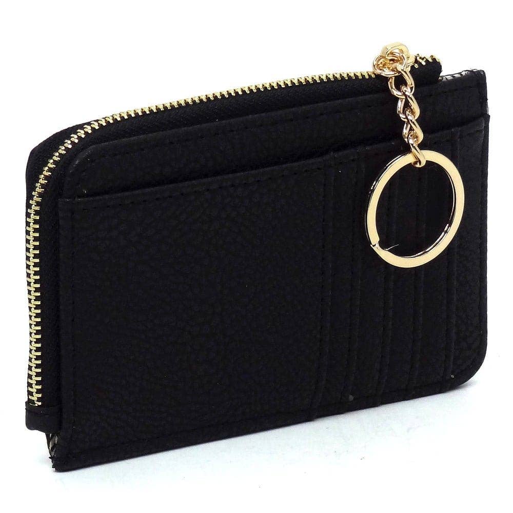 Small Faux Leather Card Holder