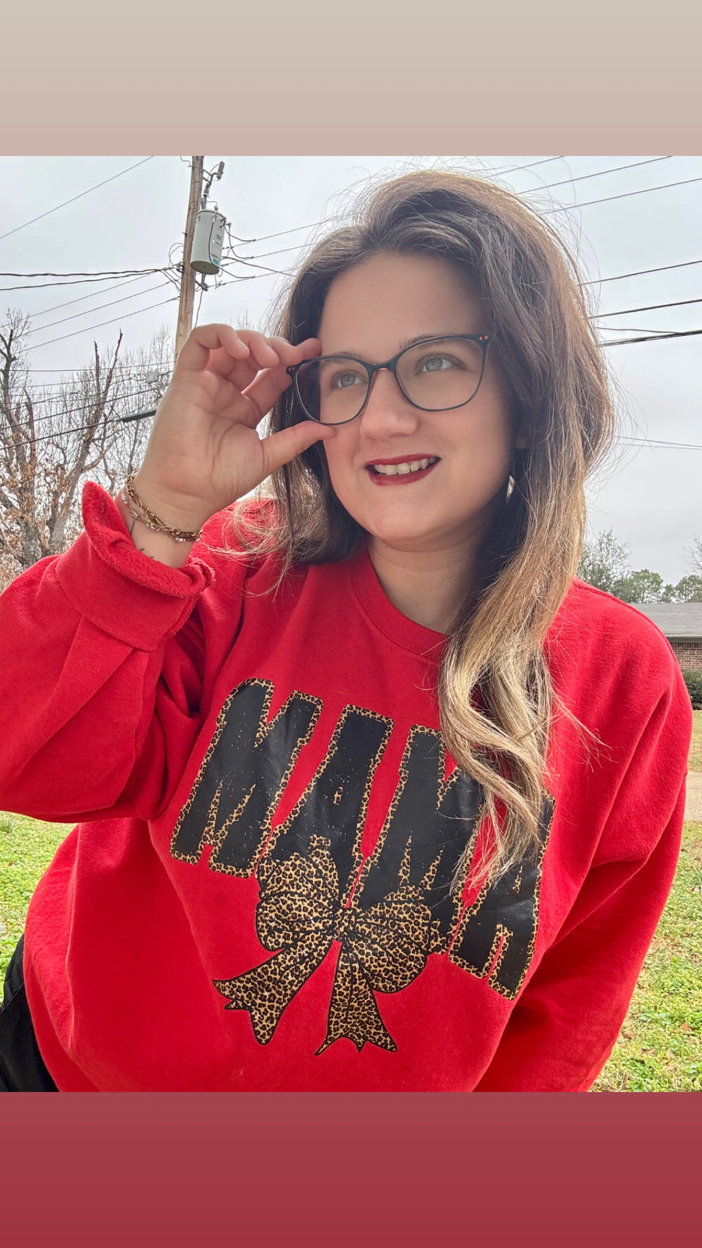 Mama Bow sweatshirt
