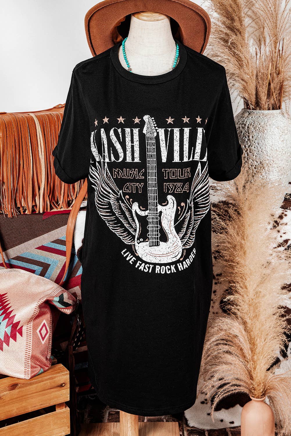 Western Nashville Mini Dress