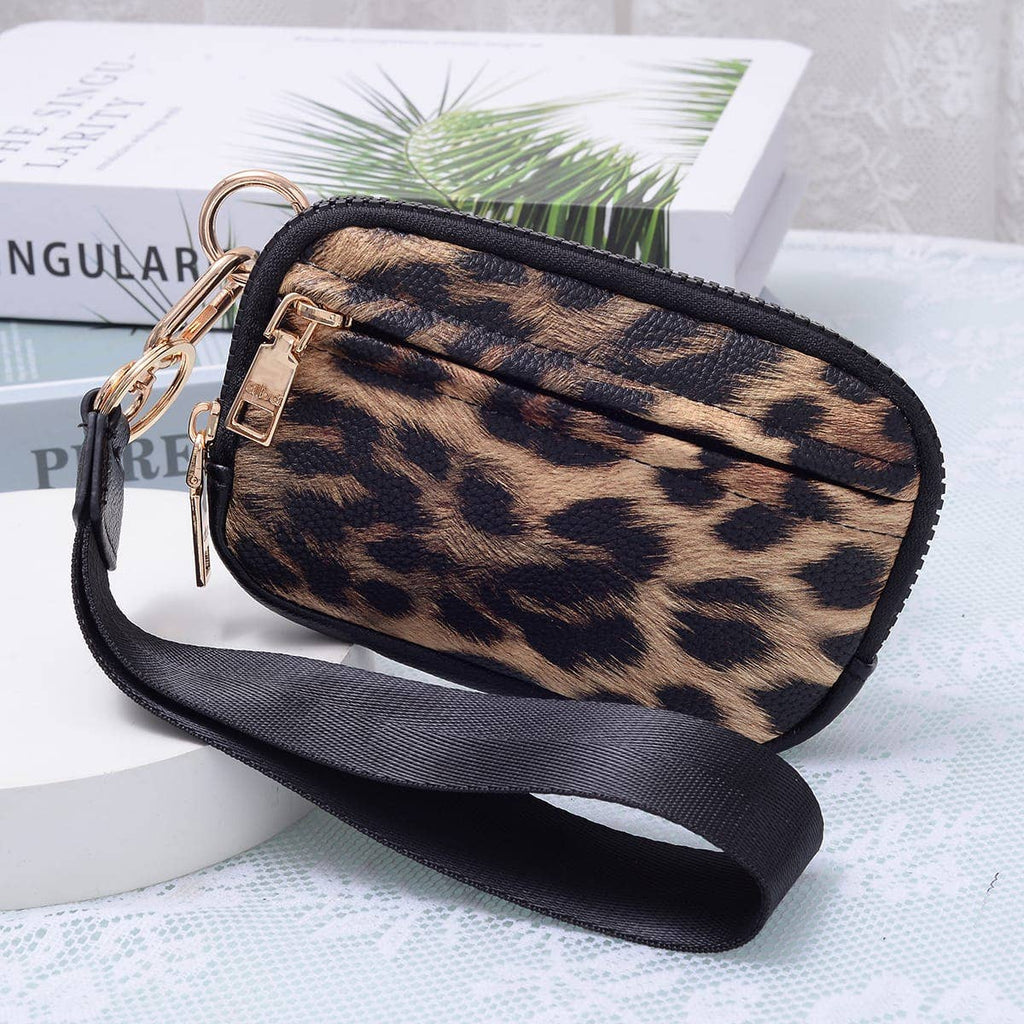 Zip Wallet With ID Window Wristlet