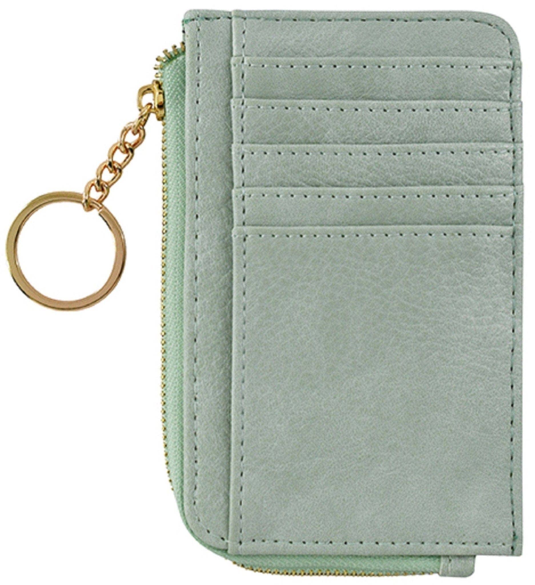 Small Faux Leather Card Holder