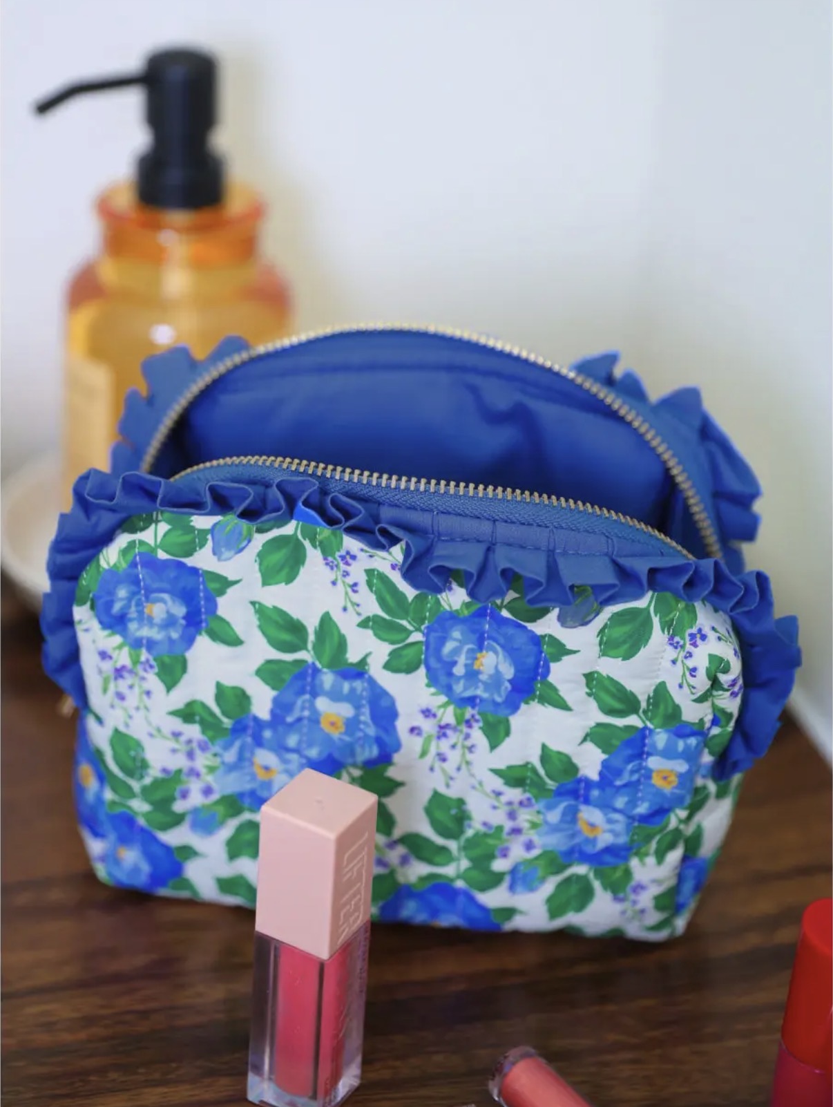 Quilted Ruffle Bag