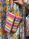 Striped Woven Bag