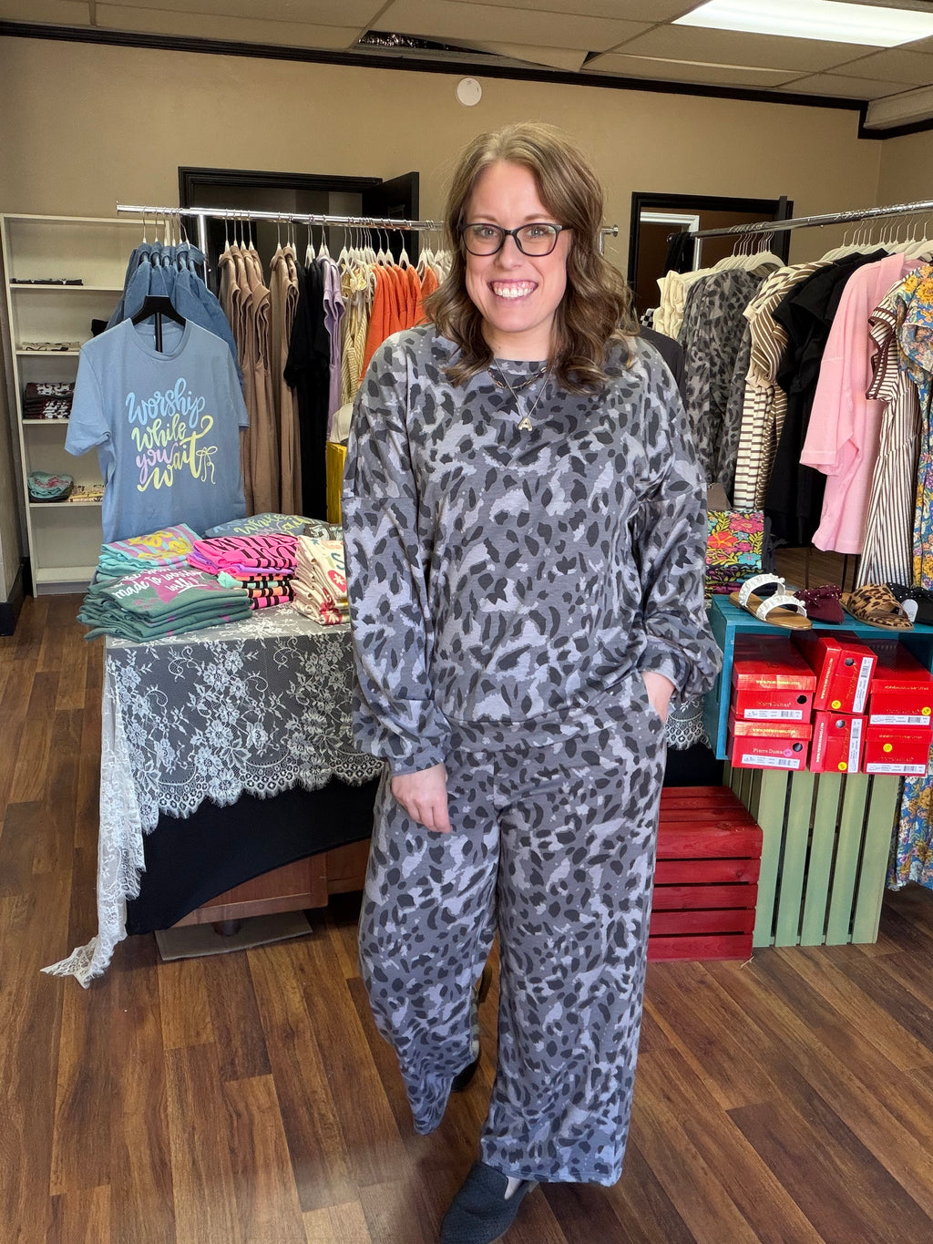 Leopard Patchwork Set