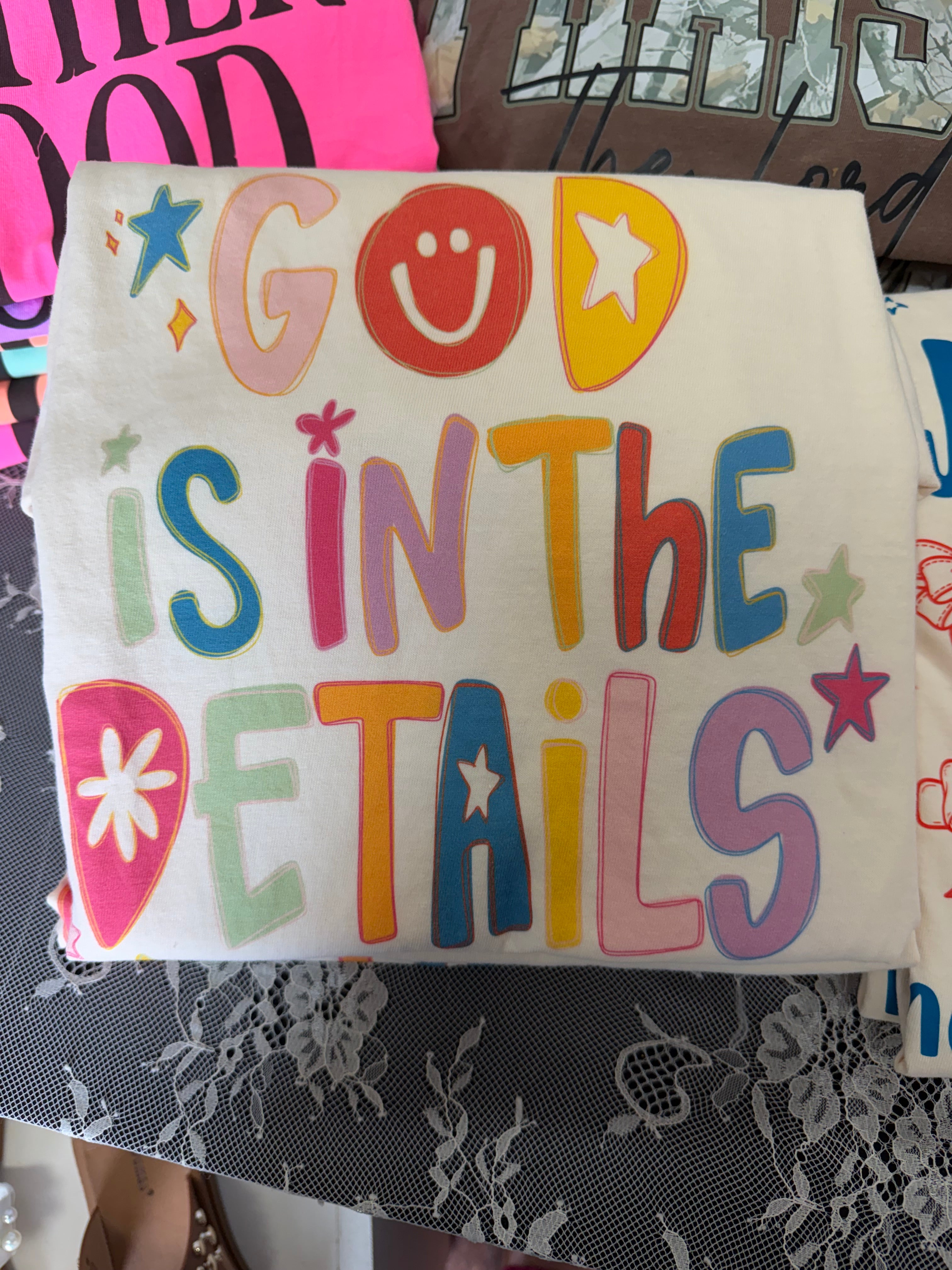 God is in the Details Tee