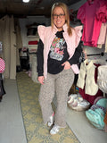 Pink Flutter Puffer Vest