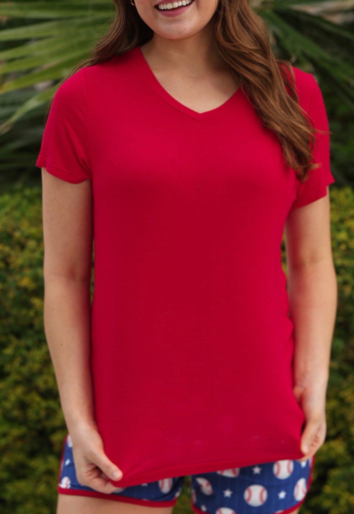 Basic Tee- Red