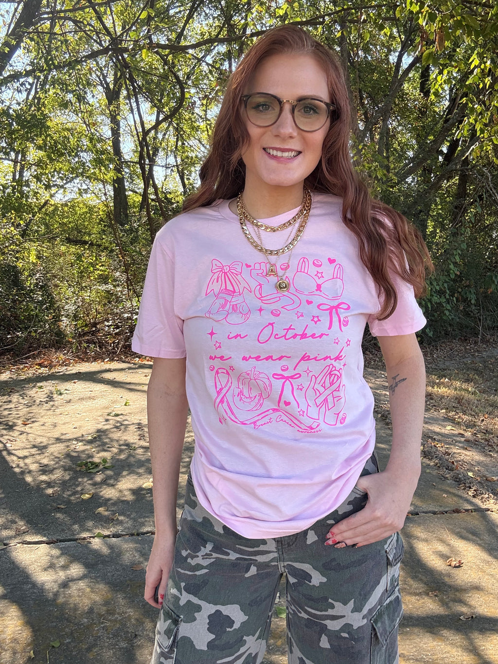 October, Wear Pink Tee