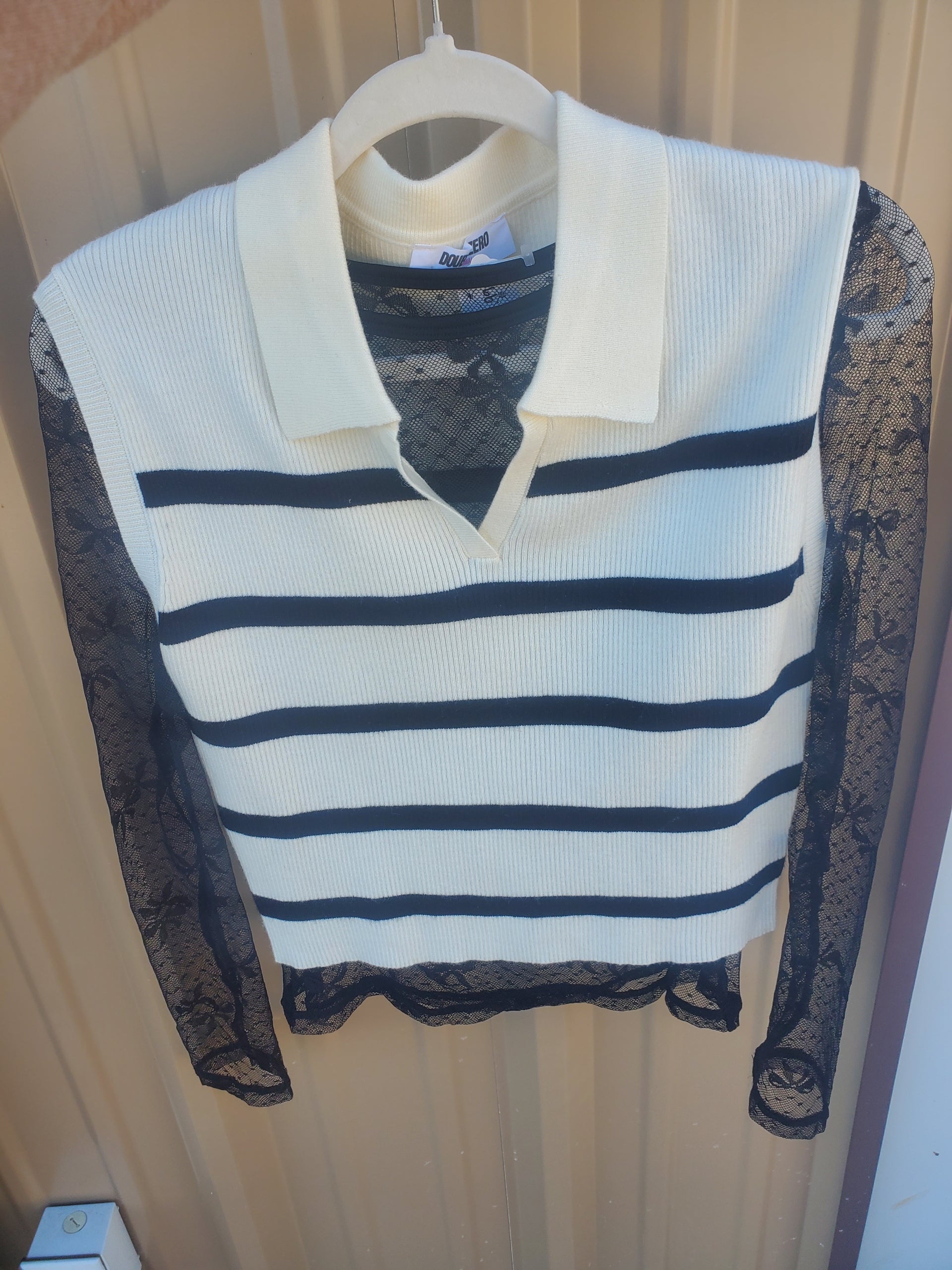 Stripped Sweater Top