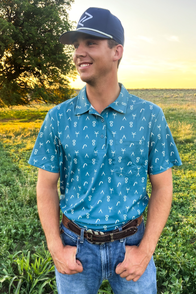 Cattleman Polo- Men’s