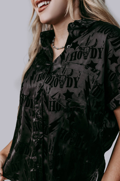 3D Thunder Roll Button Up Shirt