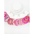 Hot Pink Mix Shades Spiral Hair Ties