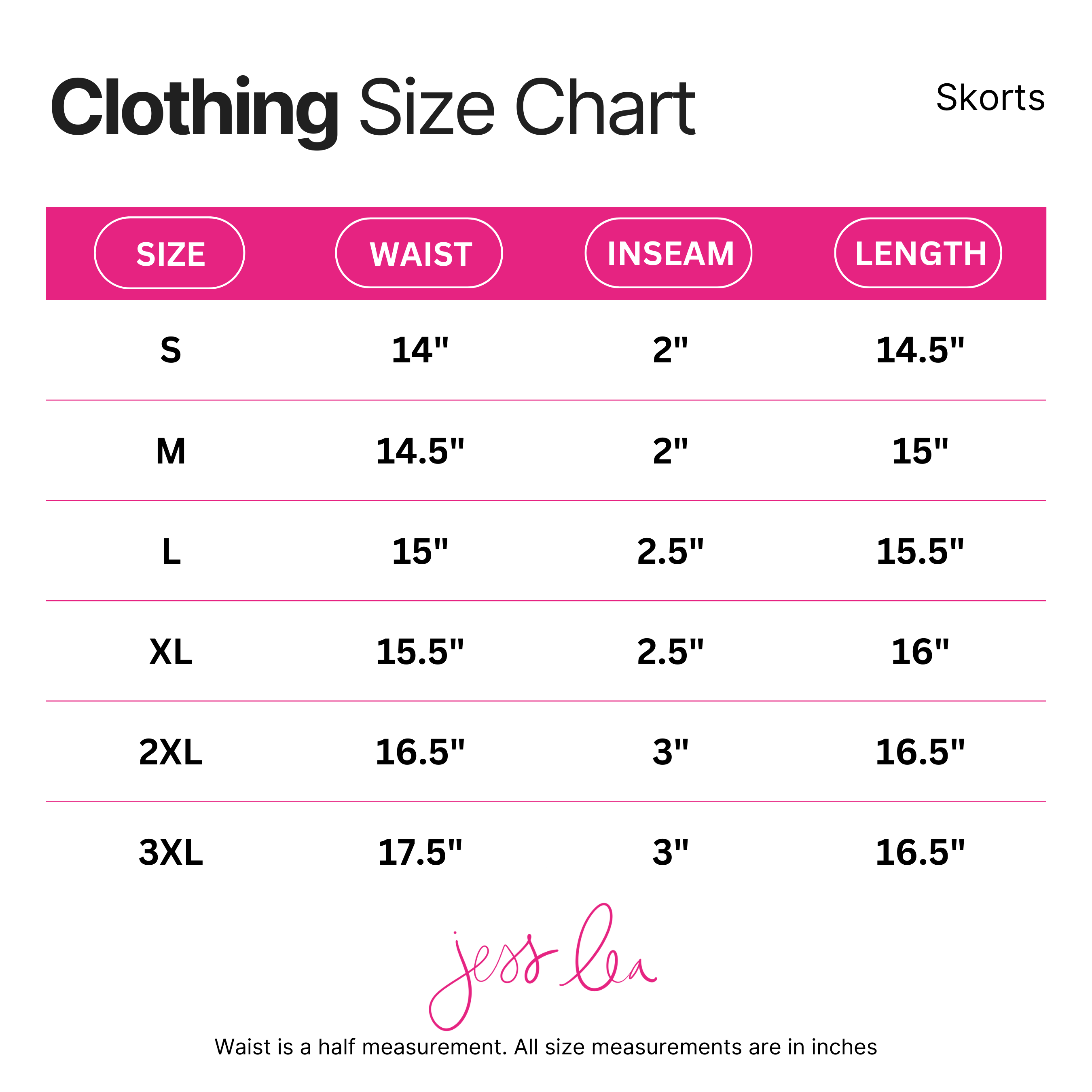 Solid Neon Pink Skort