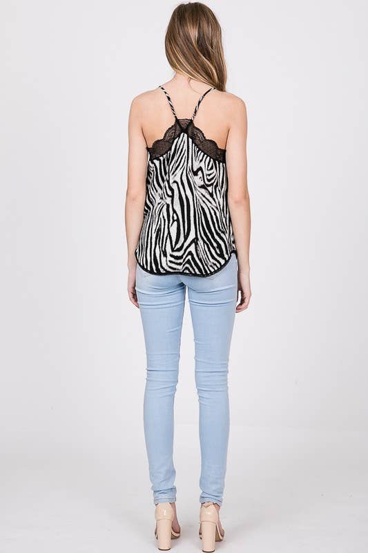 Lightweight Lace Detail Women's Cami