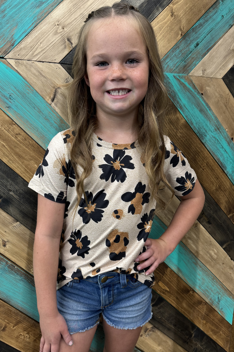 Desert Leopard Top-Girls