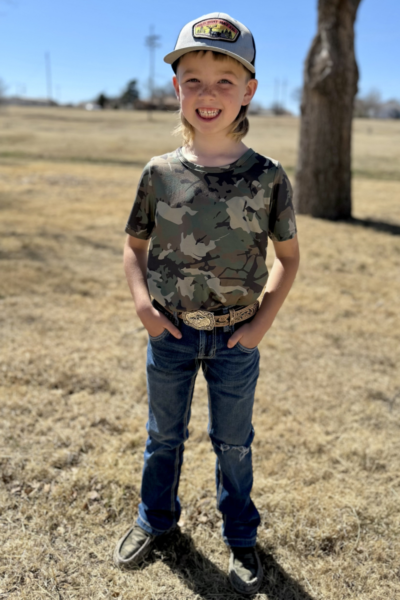 Camo Kreek Top- Boys