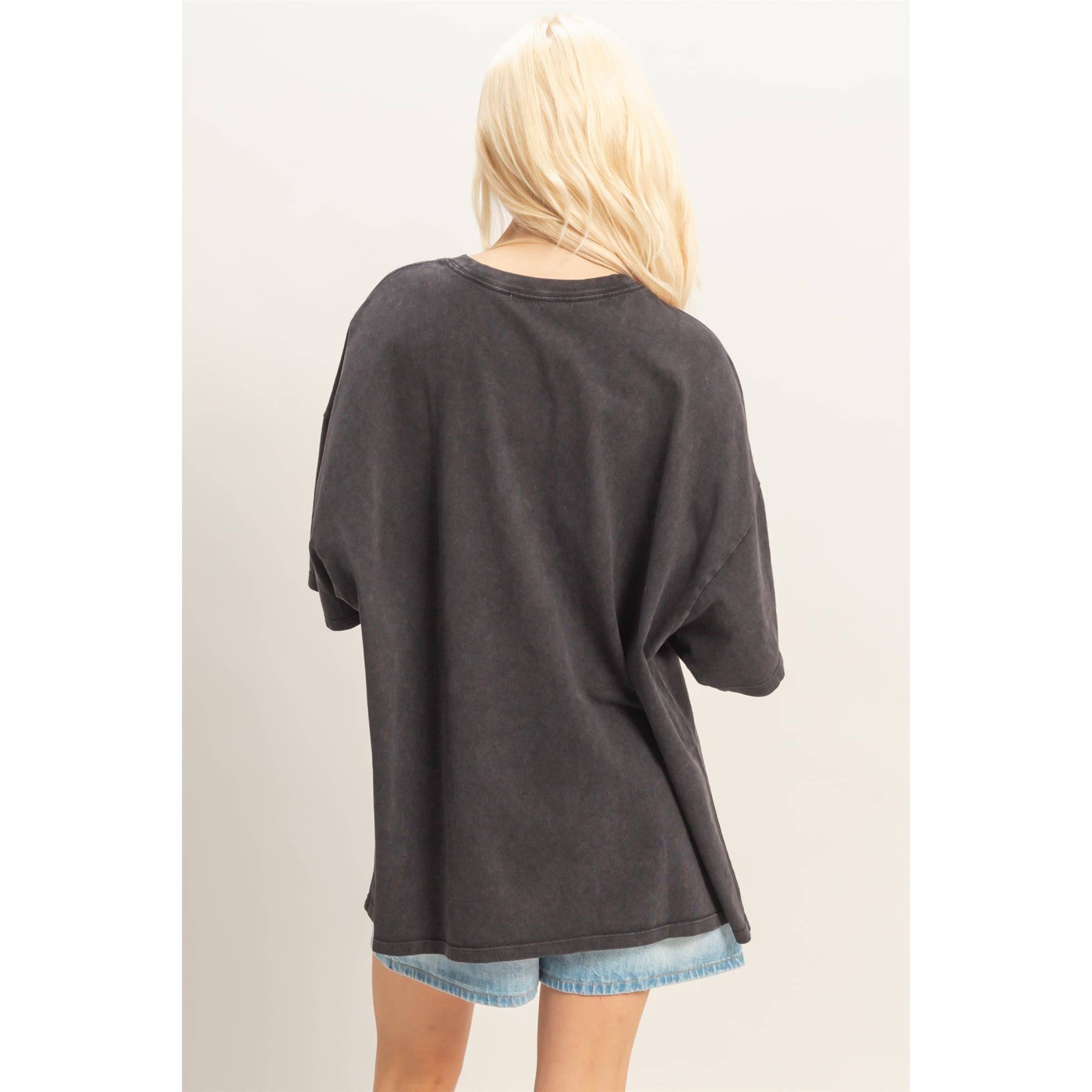 Oversized Mineral Wash T-Shirt