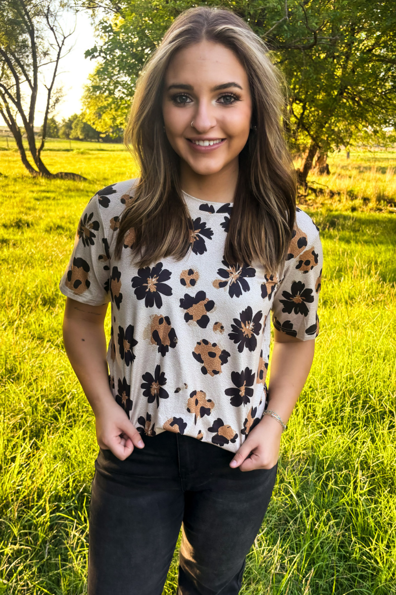 Desert Leopard Top-Adult