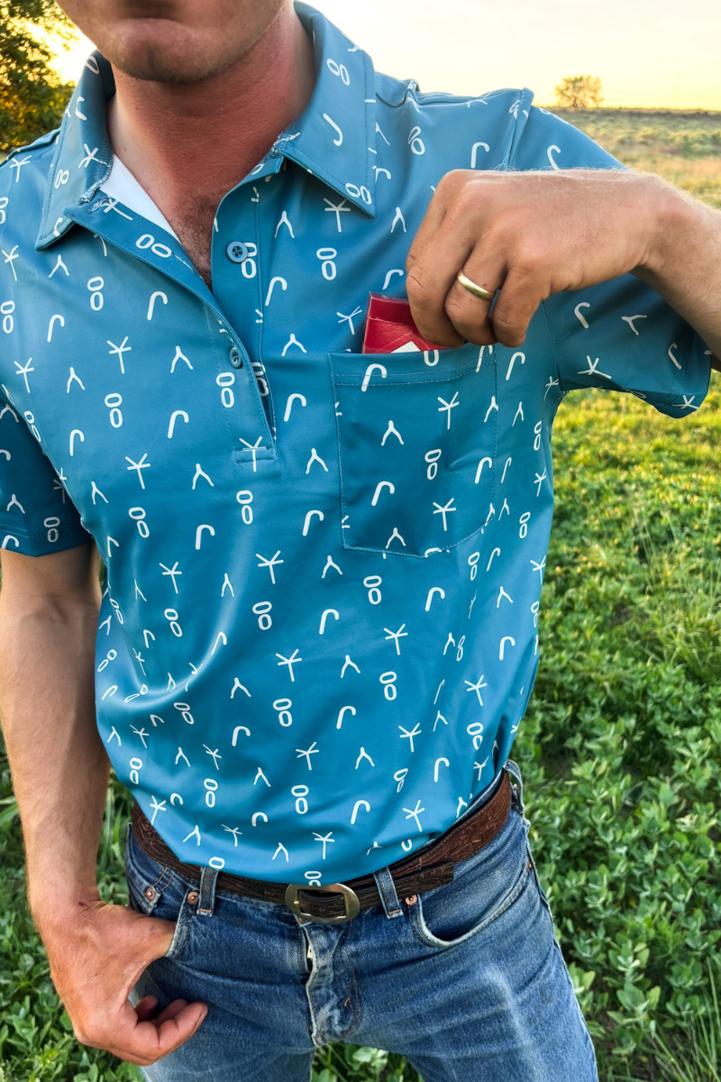Cattleman Polo- Men’s